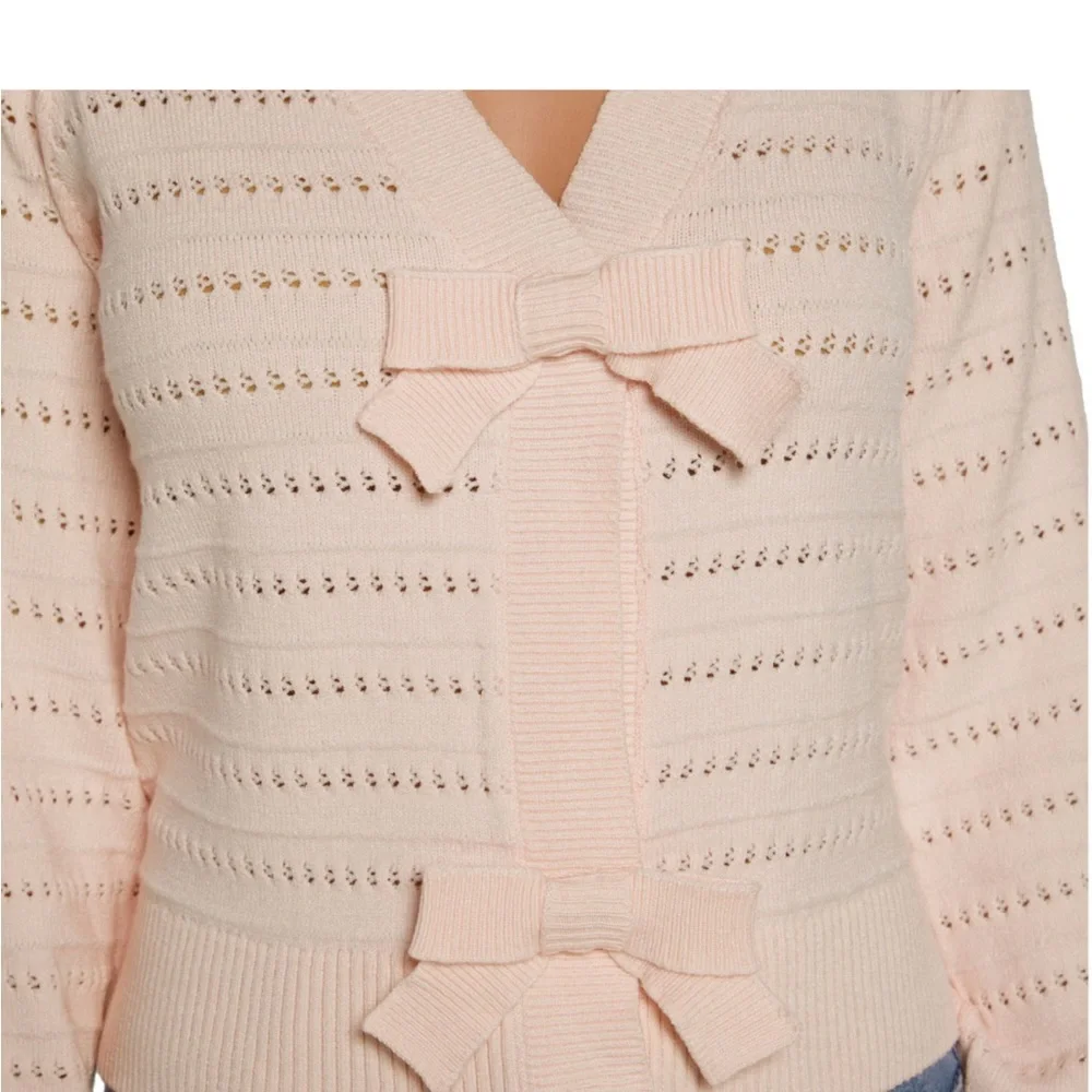 Women's Express Ballerina (Pink) with Bow Accents - Picture 3 of 12